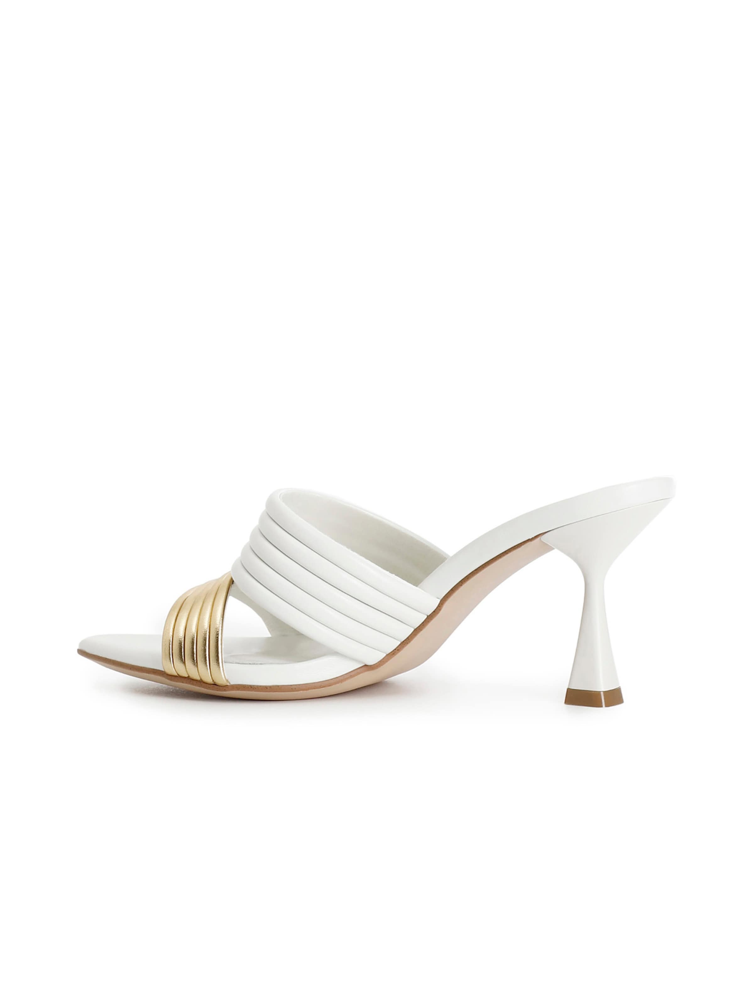 Sandalo di CAFè NOIR in bianco