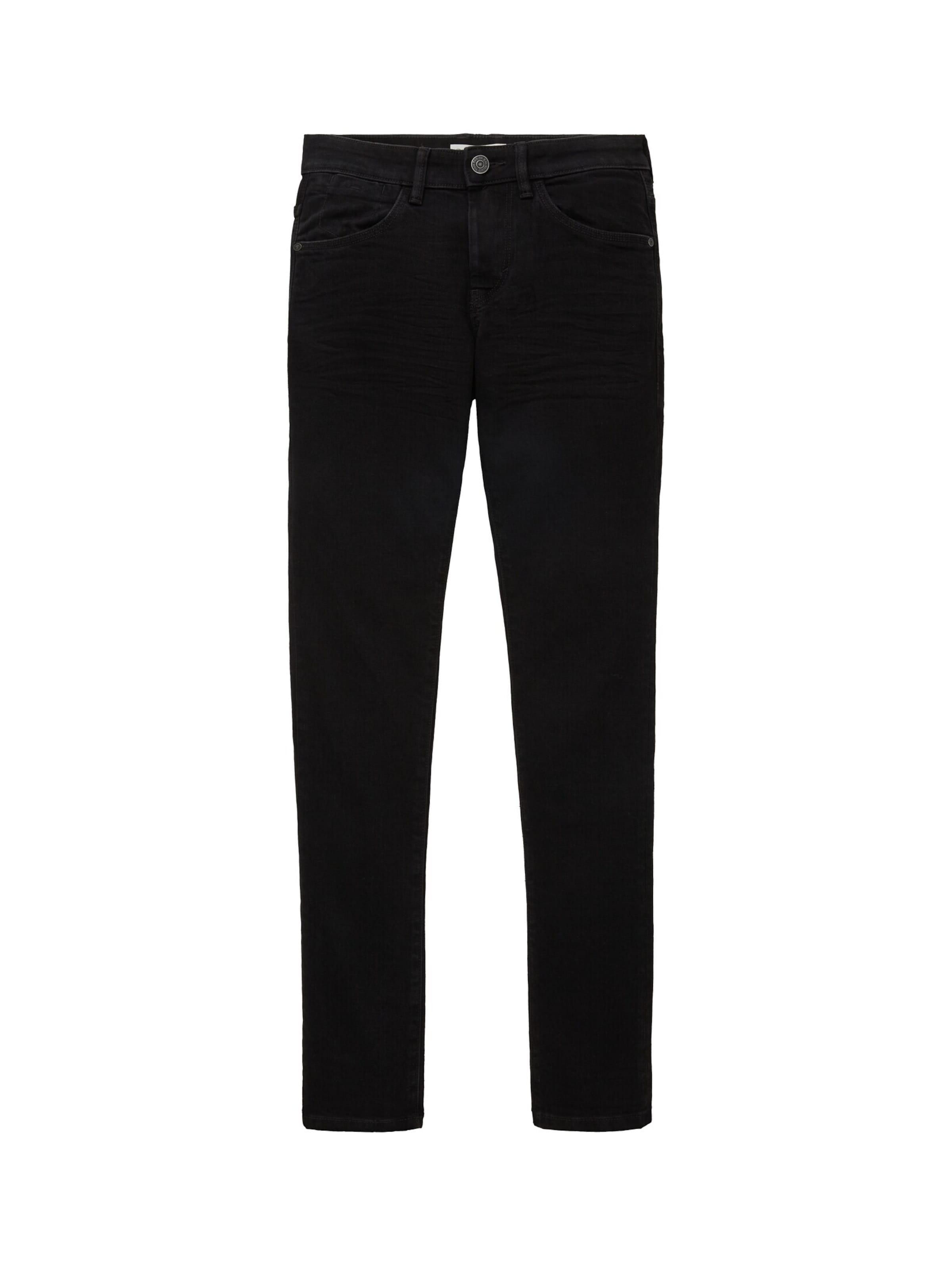 TOM TAILOR Slim fit Jeans 'Troy' in Black: front
