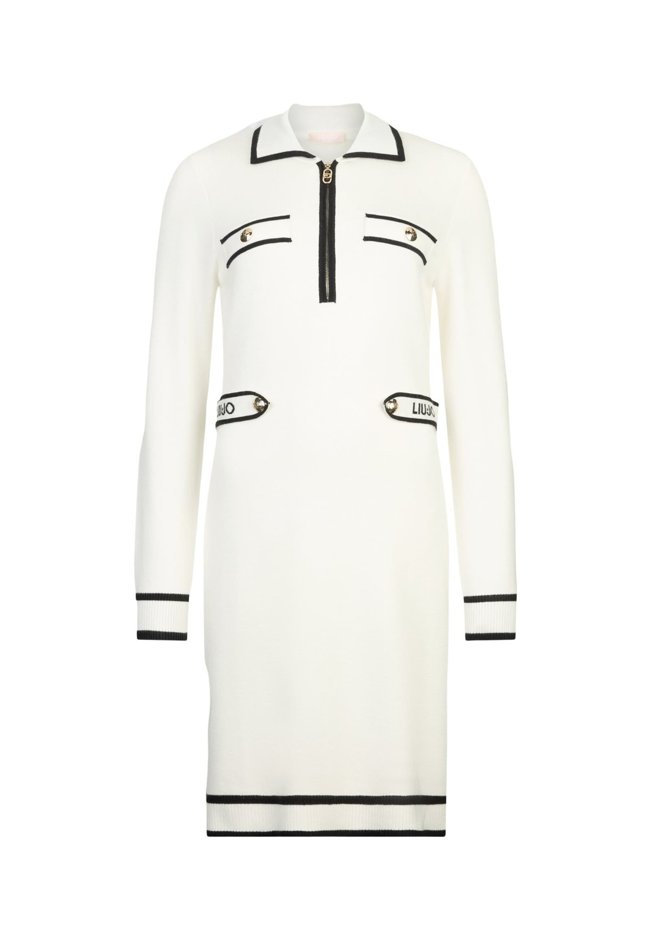 Liu JoPletena haljina - bijela boja: prednji dio