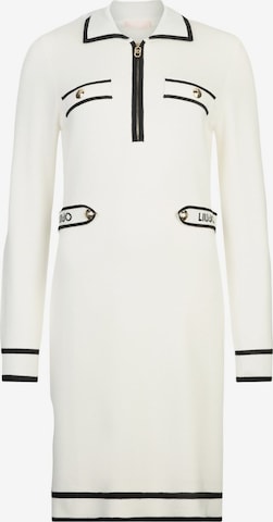 Liu JoPletena haljina - bijela boja: prednji dio