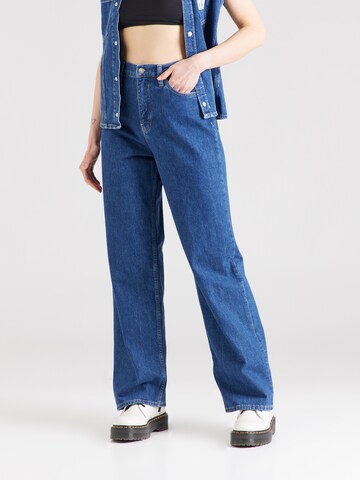 Calvin Klein Jeans Loosefit Τζιν 'HIGH RISE RELAXED' σε μπλε: μπροστά