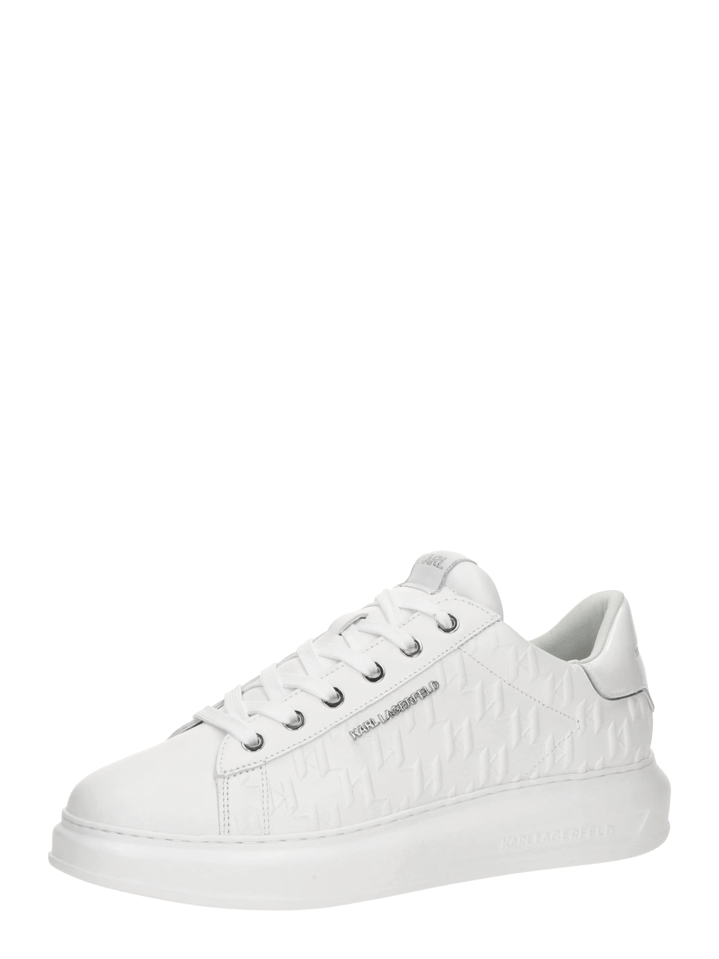 Sneaker bassa di Karl Lagerfeld in bianco: frontale