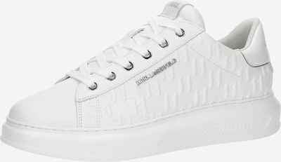 Sportbačiai be auliuko iš Karl Lagerfeld, spalva – balta, Prekių apžvalga