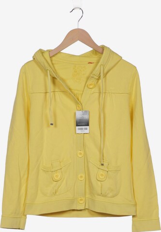 s.Oliver Sweatshirt & Zip-Up Hoodie in L in Yellow: front