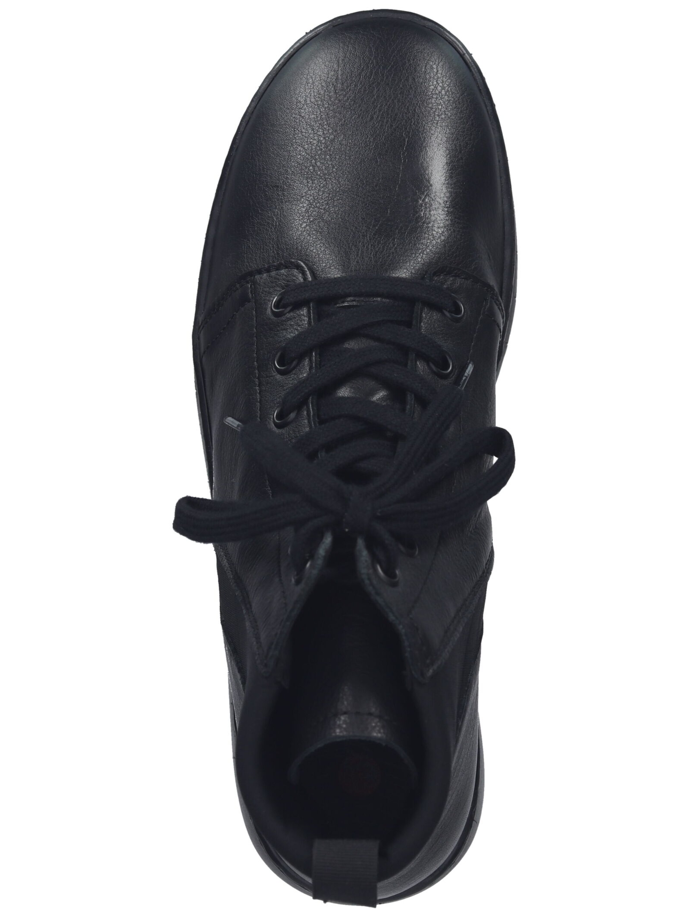 Softinos Lace-up bootie in Black