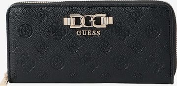 GUESS Peněženka 'ANISE' – černá: přední strana