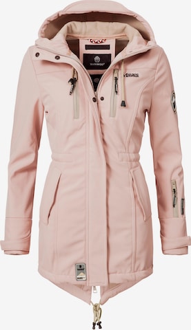 MARIKOO Raincoat 'Zimtzicke' in Pink: front