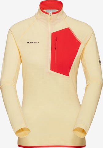 MAMMUT Funktionsshirt 'Aenergy Light' in Gelb: Vorderseite