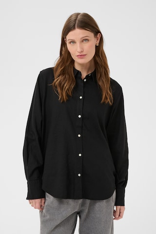 Chemisier 'Aria' SOAKED IN LUXURY en noir : devant