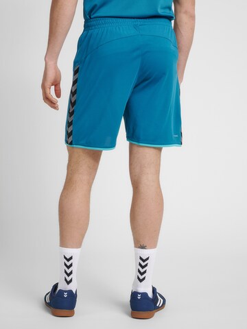 Hummel Regular Sportbroek 'Poly' in Blauw