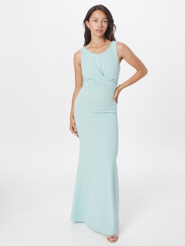 WAL G. - Vestido de noche 'WHITNEY' en verde: frente