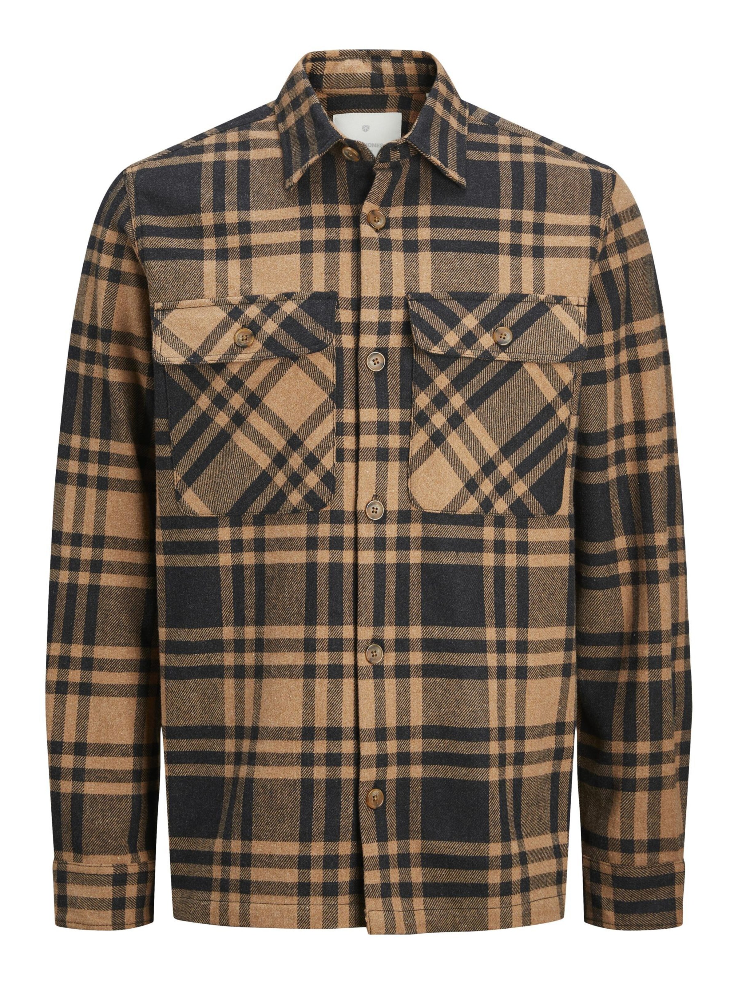 JACK & JONES Overhemd in Bruin: voorkant