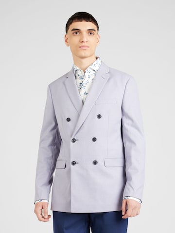 Coupe regular Veste de costume TOPMAN en bleu : devant