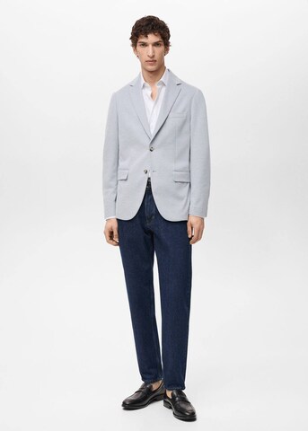MANGO MAN Regular fit Suit Jacket in Blue