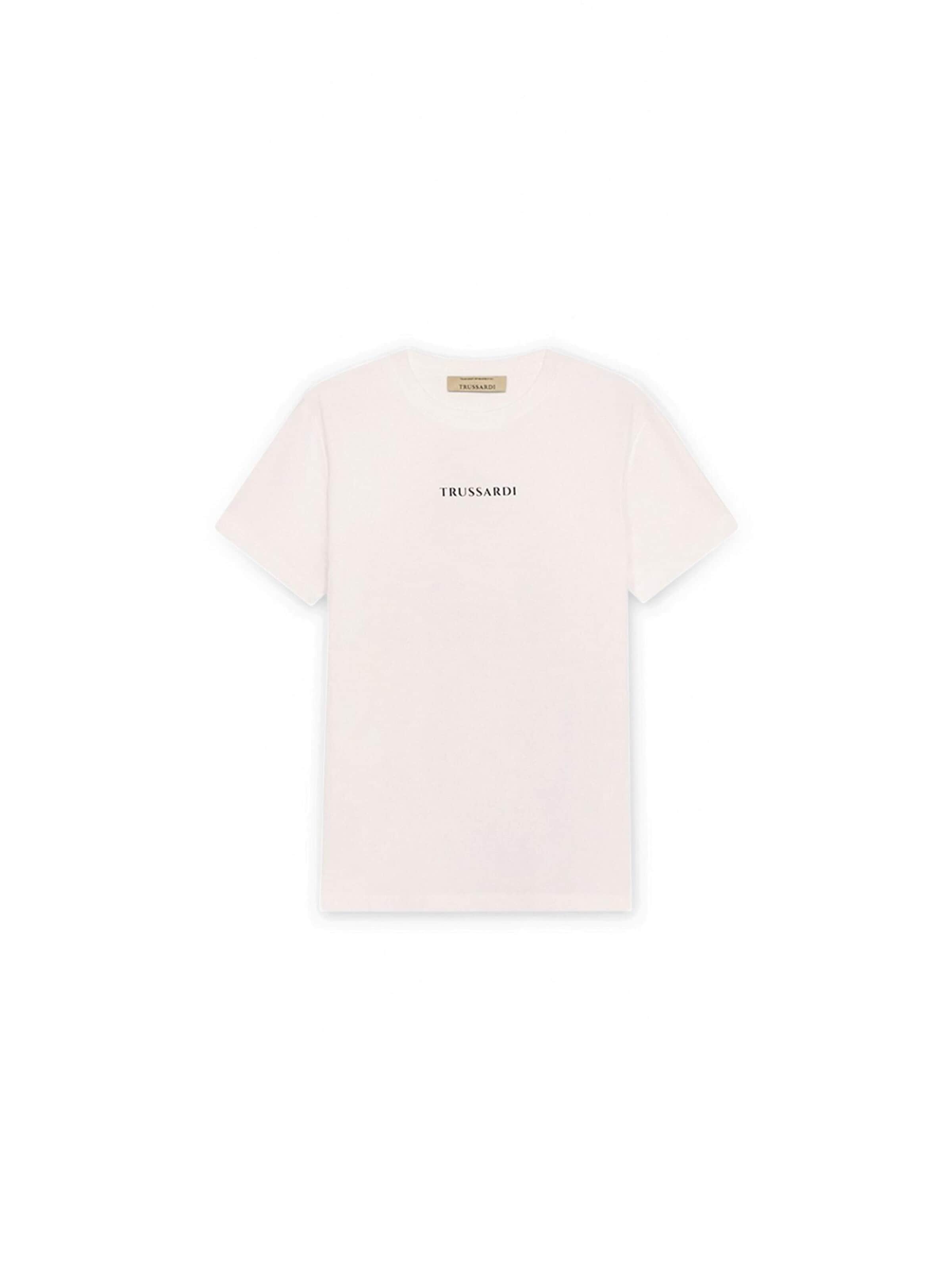Trussardi Shirt in Wit: voorkant