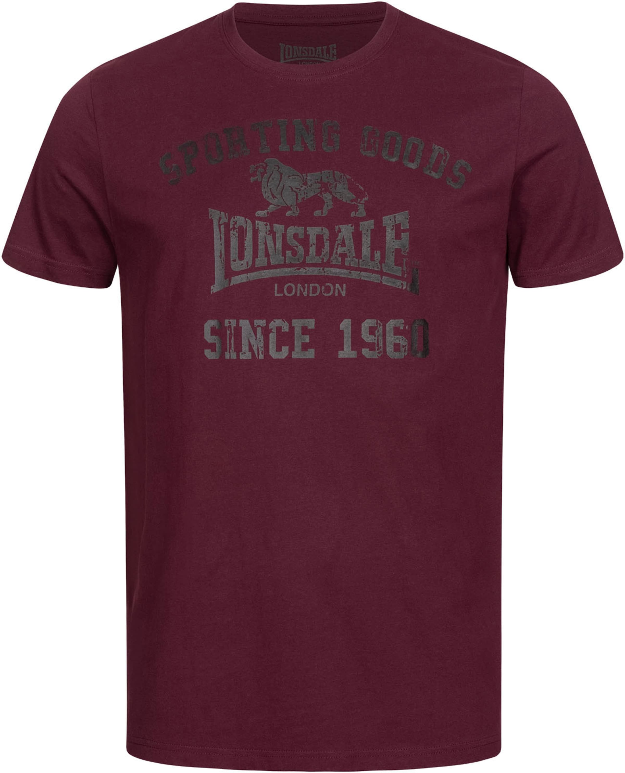 LONSDALE Shirt in Rood