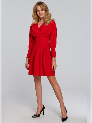 Makover - Vestido 'K087' en rojo: frente