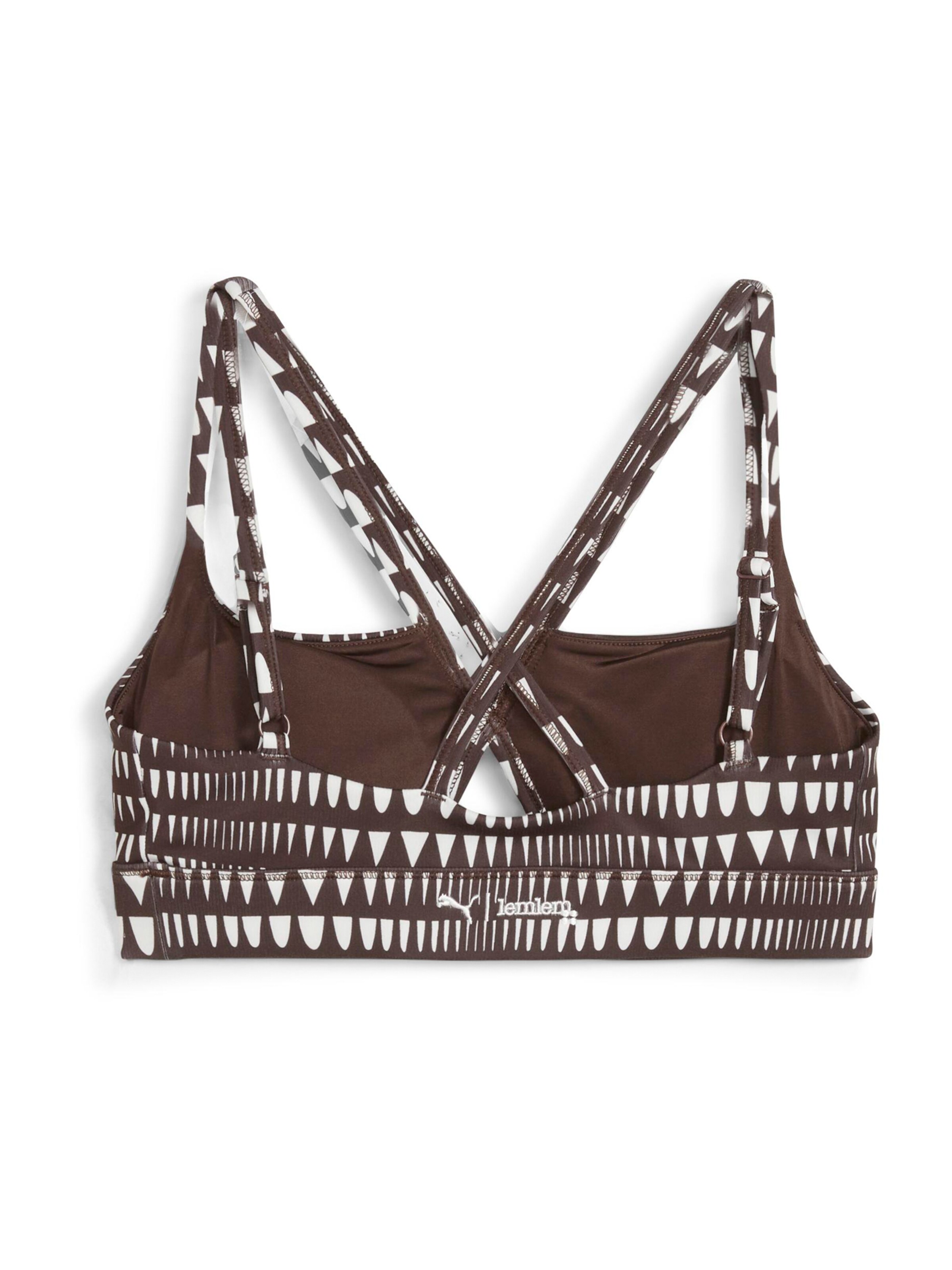 PUMA Bustier Sport bh 'LEMLEM' in Bruin