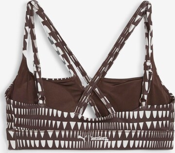 Bustier Soutien-gorge de sport 'LEMLEM' PUMA en marron