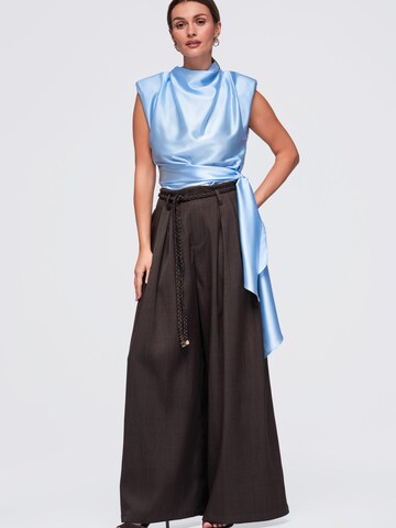 Ombre Regular Trousers in Brown
