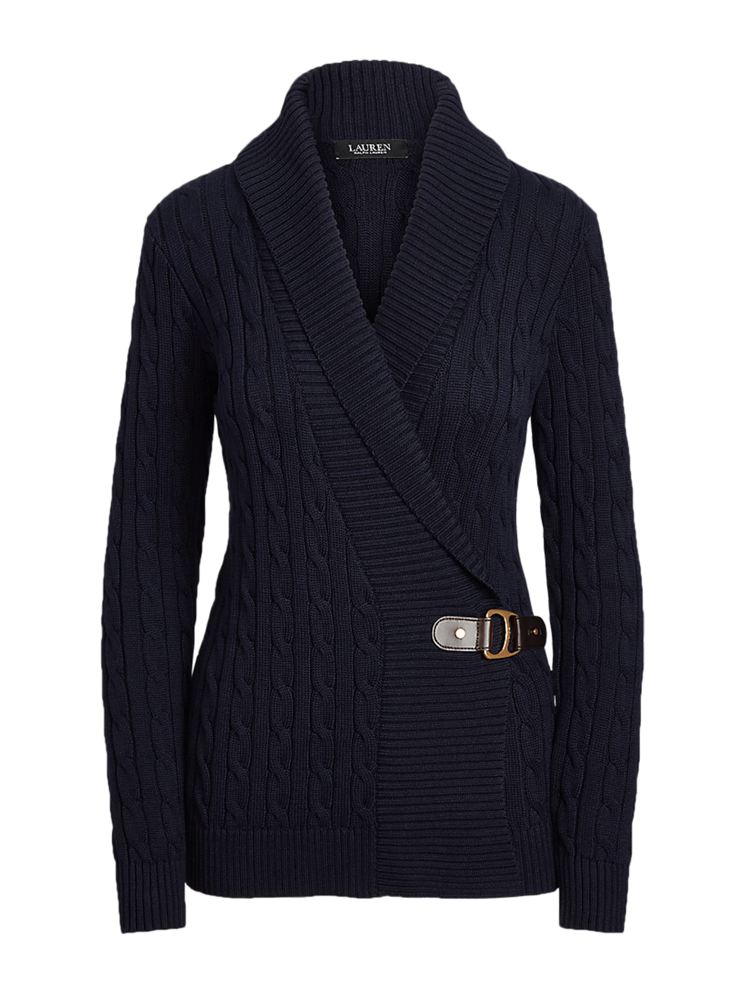 Lauren Ralph Lauren Strickjacke 'Donato' in Blau: Vorderseite