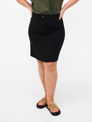 Zizzi Skirt 'JEVA' in Black: front