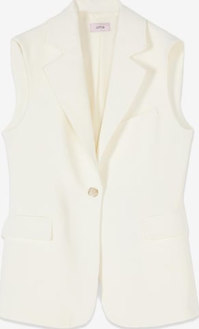Gilet oltre en blanc : devant