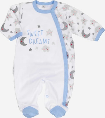 Baby Sweets Pajamas 'Sweet Dreams' in White: front