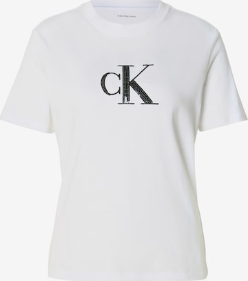 Calvin Klein JeansMajica - bijela boja: prednji dio
