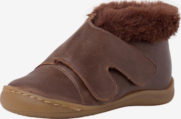 Pisamonas Laarzen in Bruin: voorkant
