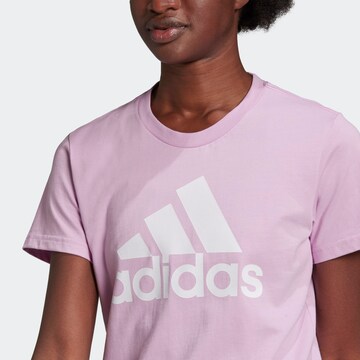 purpurinė ADIDAS SPORTSWEAR Sportiniai marškinėliai 'Essentials'