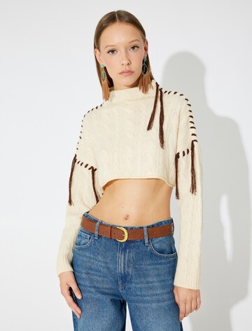 Koton Trui in Beige: voorkant