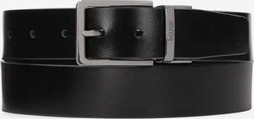 Ceinture Kazar en noir : devant