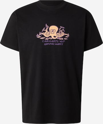 Tricou de la Carhartt WIP pe negru: față