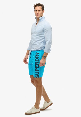 Boardshorts Superdry en bleu