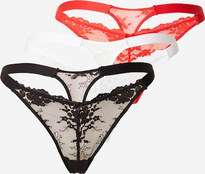 String Boux Avenue di colore rosso / nero / bianco, Visualizzazione prodotti