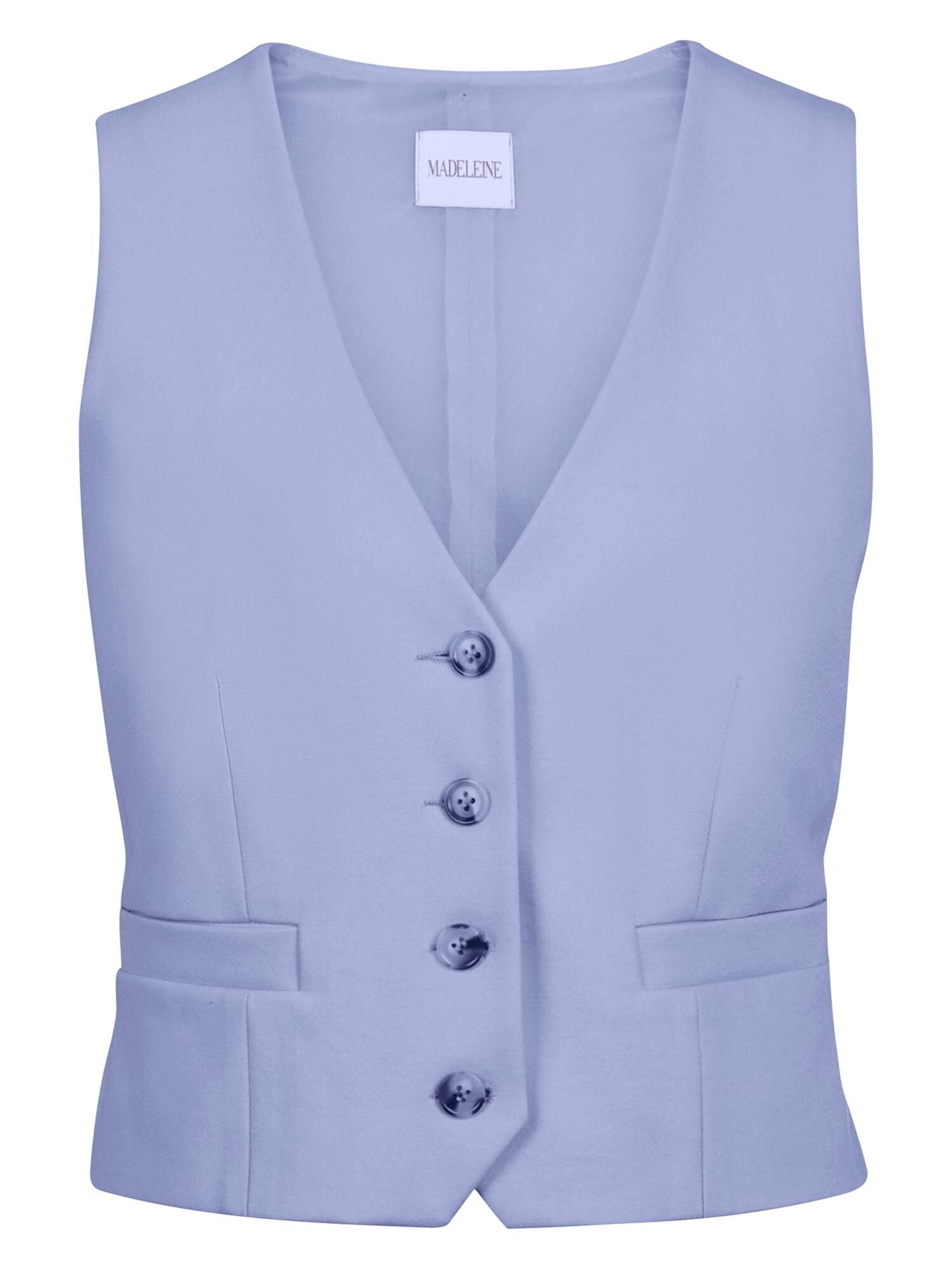 Gilet MADELEINE en bleu : devant