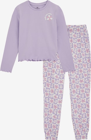 purpurinė WE Fashion Miego kostiumas: priekis