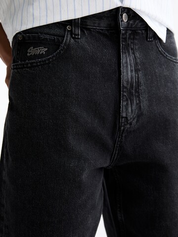 Loosefit Jean Pull&Bear en noir