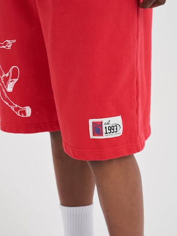 Loosefit Pantalon 'Off The Rim' AND1 en rouge