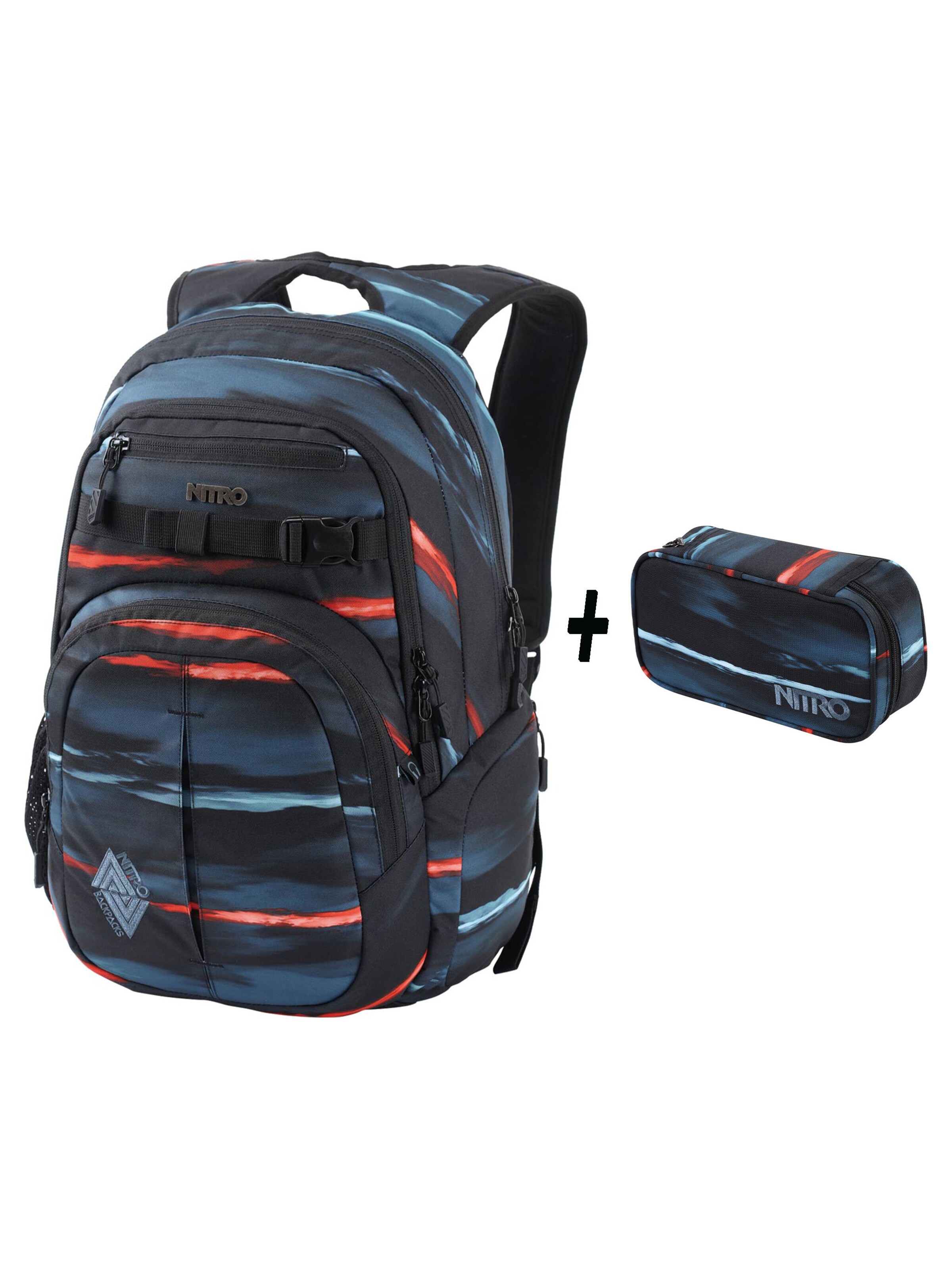 NITRO Backpack in Blue: front