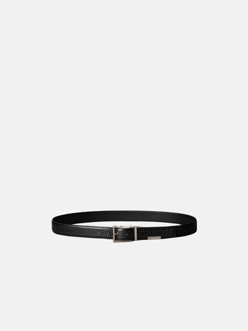 Calvin Klein Riem 'SQUARE BUCKLE SNAKE 32MM' in Zwart