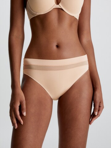 Calvin Klein Underwear Regular Slip 'Perfectly Fit Flex' in Beige: voorkant