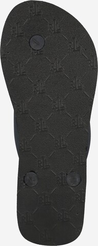 Lauren Ralph Lauren T-Bar Sandals 'SHAWNA' in Black