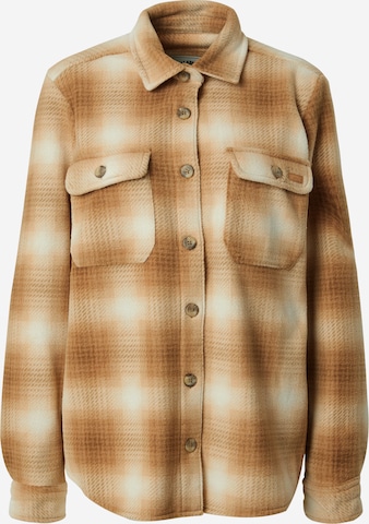 BILLABONG Fleece Jacket in Brown: front