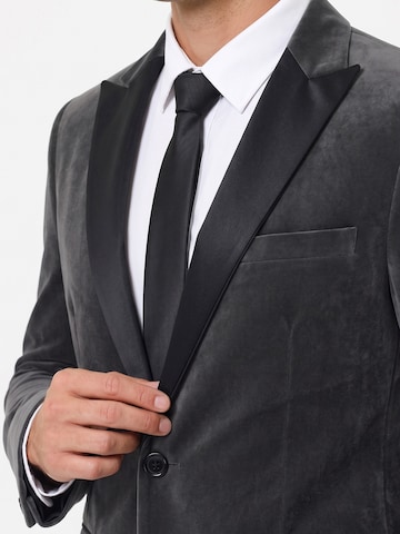 ALLTHEMEN Regular fit Suit Jacket 'Lichtung' in Grey