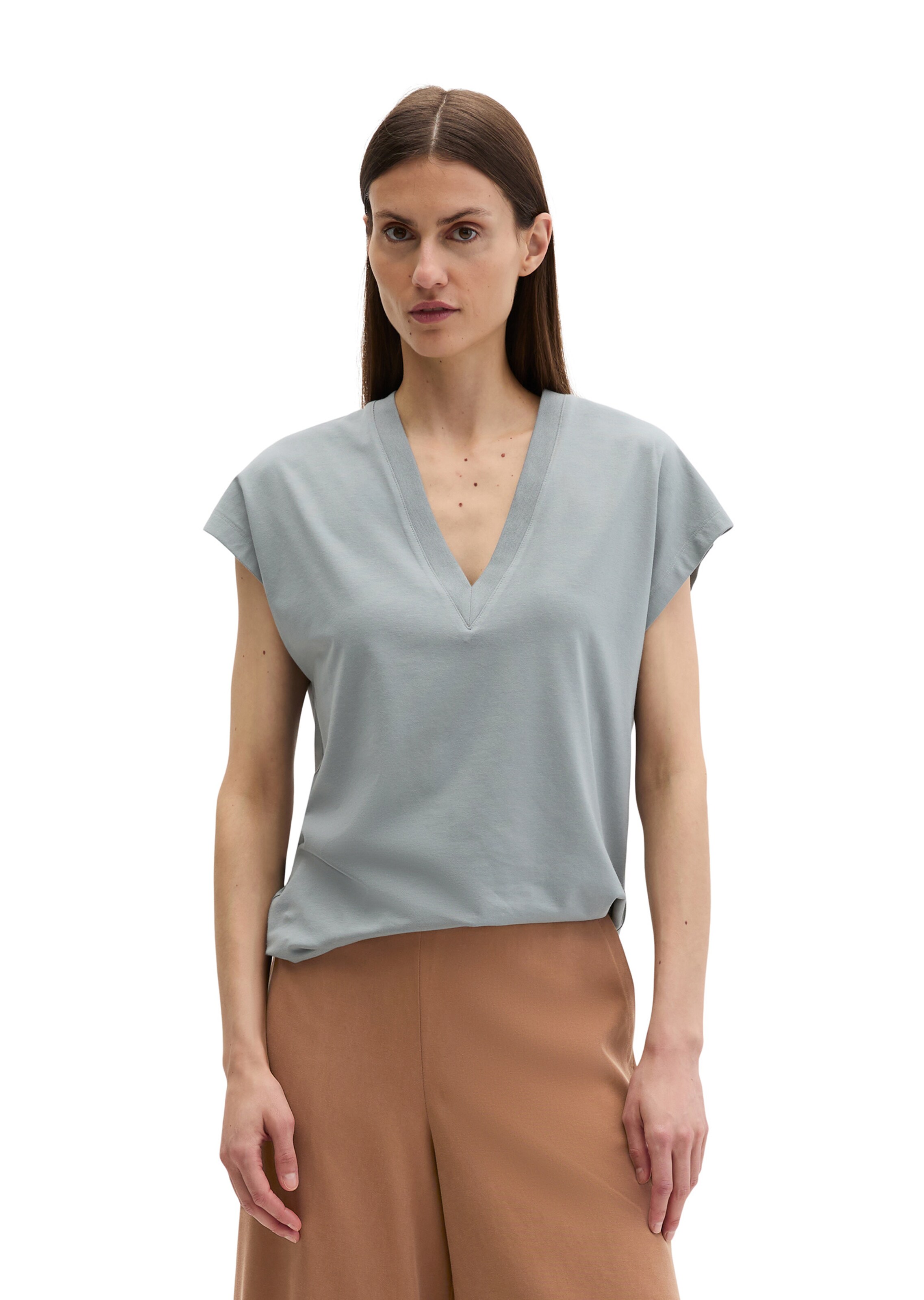 Marc O'Polo Shirt in Grijs: voorkant