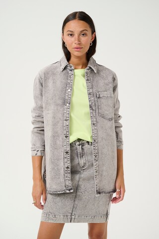 Kaffe Shirt 'Amelia' in Grey: front
