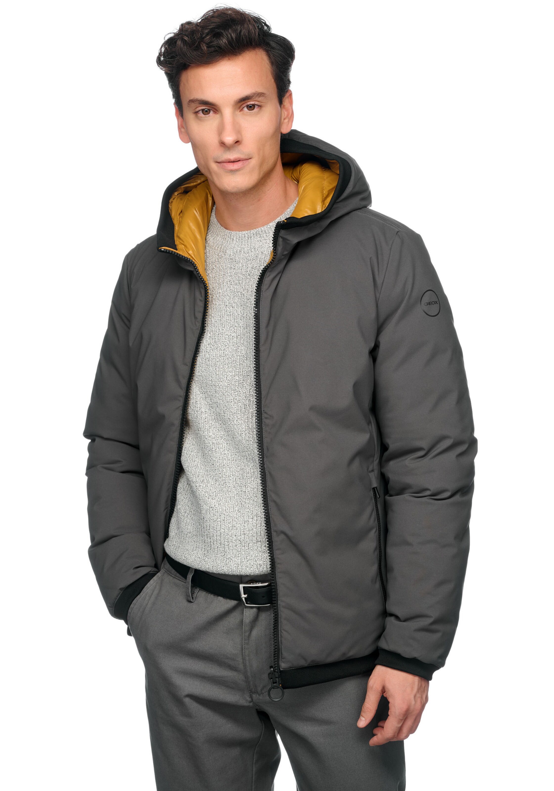 GEOX Winter Jacket in Grey