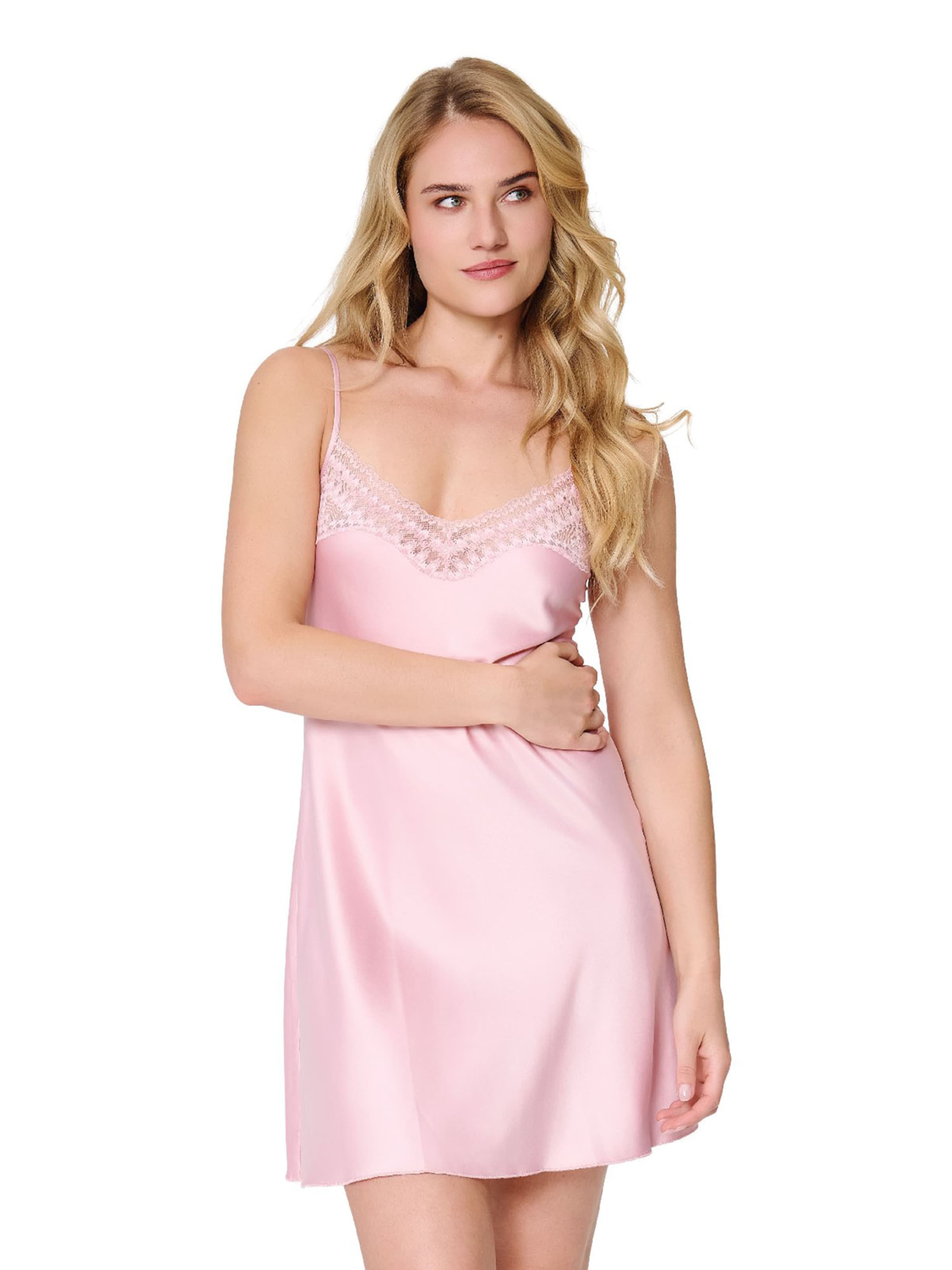 LingaDore Negligee in Pink: front